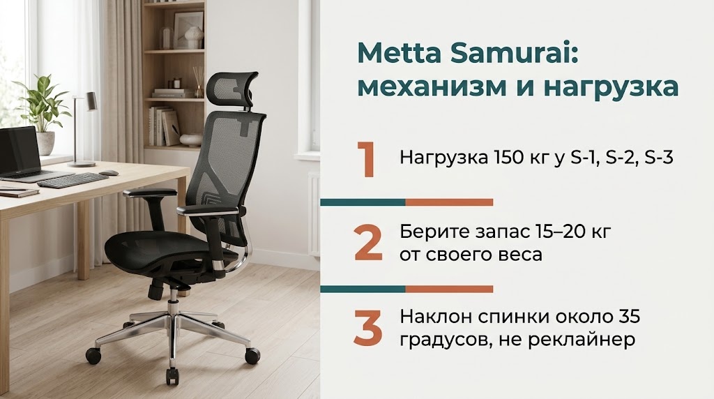 Metta Samurai: механизм и нагрузка